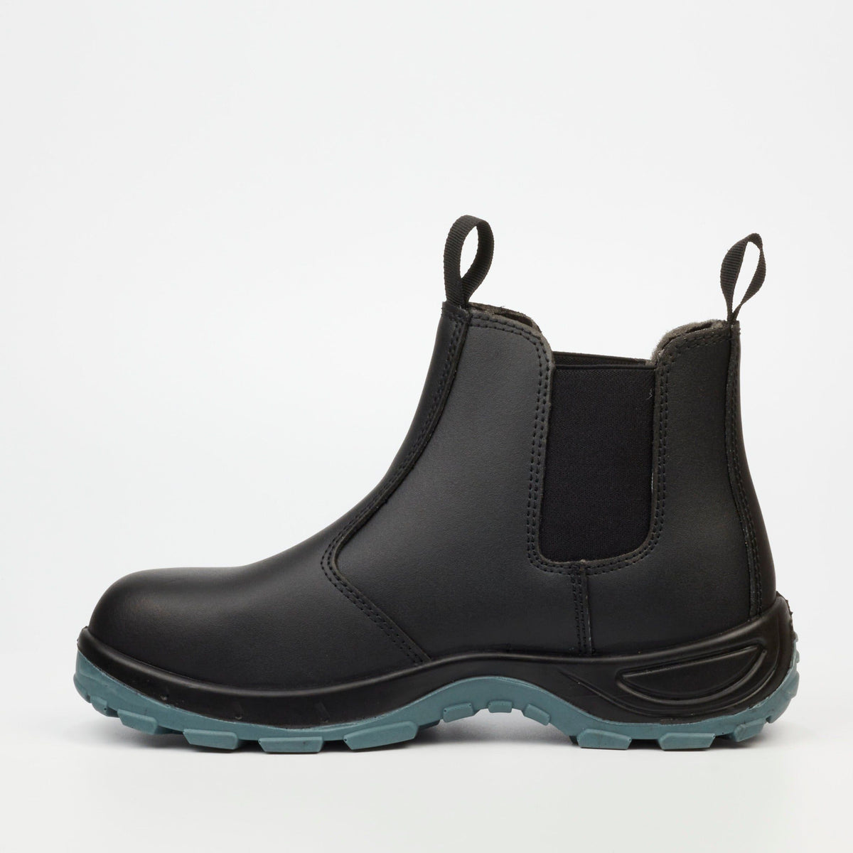 Grittgear Unisex Boots In Black S1 Mangano Smooth Leather.