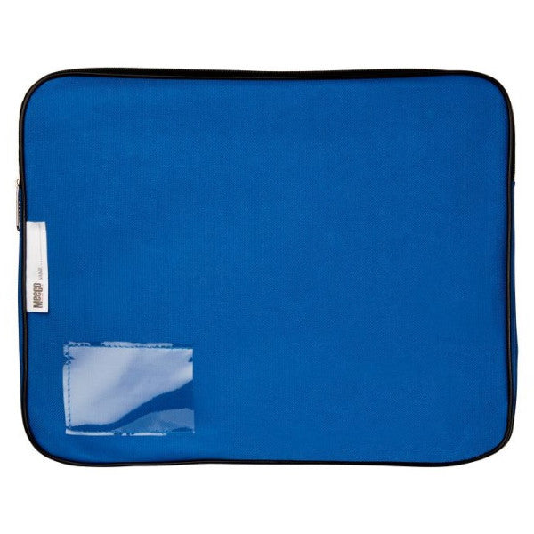 Meeco Gusset Book Bag Canvas Navy Blue