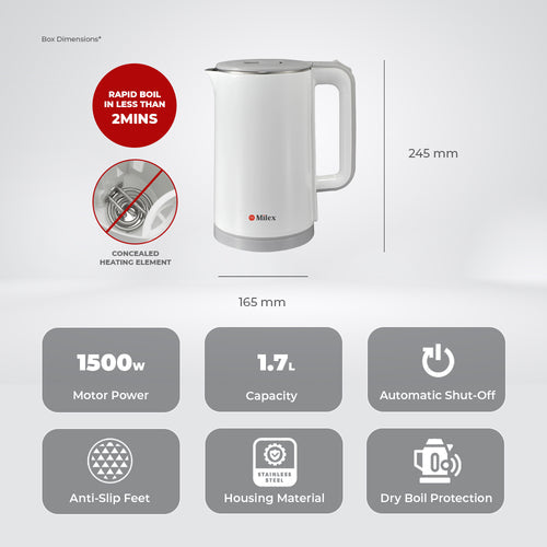Milex 1.7L Electrical Kettle MEK001