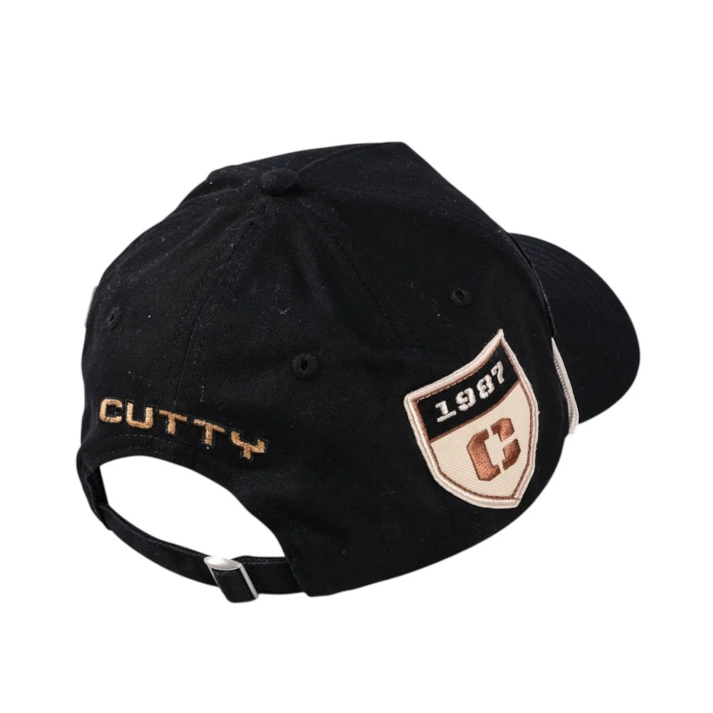 Cutty Badges Pacific Cap-Black CPACIFIC