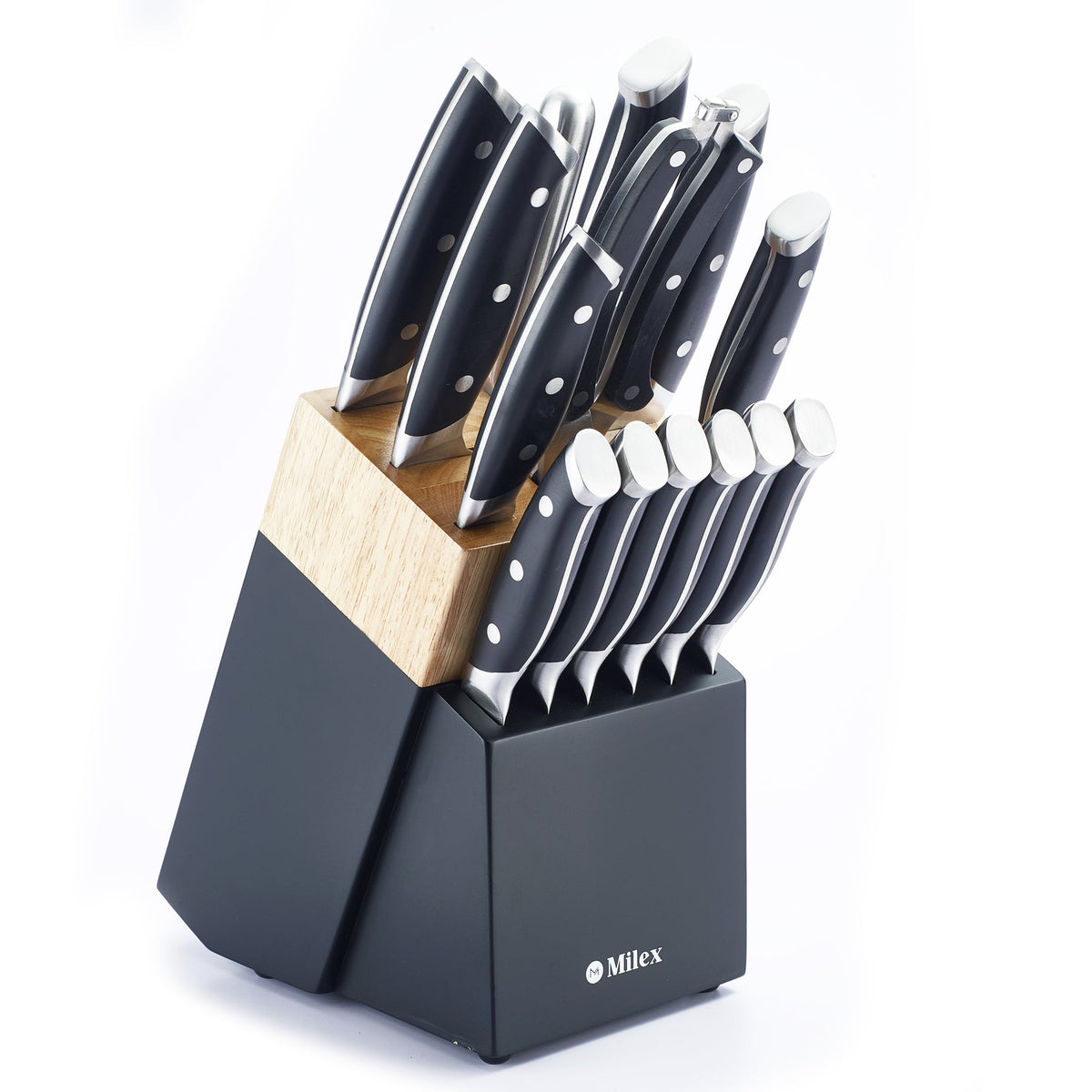 Milex 15 Piece Knife Block Set MK-KNI01