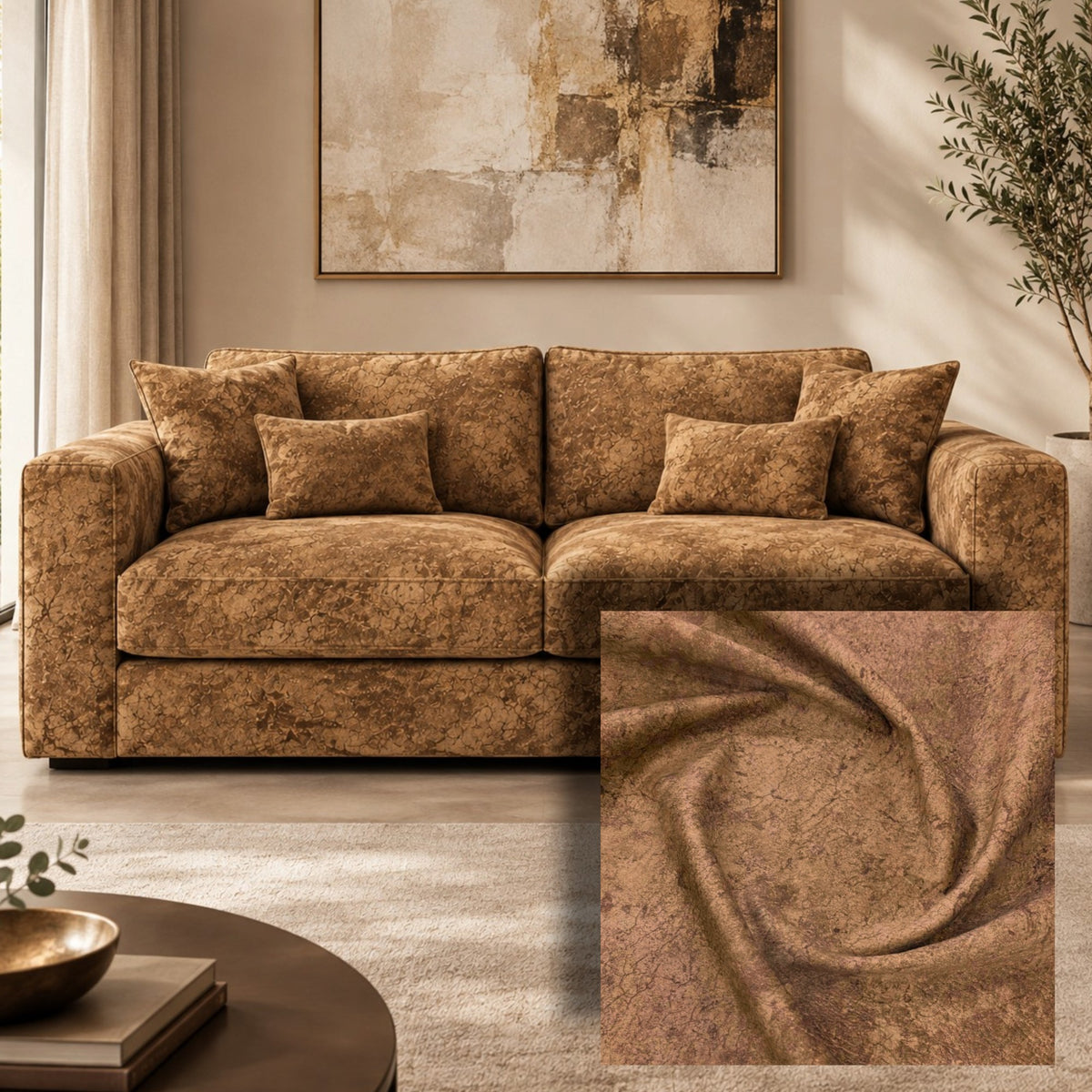 Fabric Velvet Upholstery 311426 Rustico 145 cm