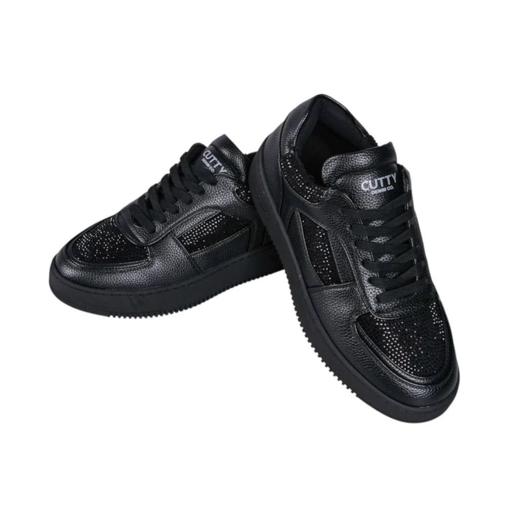 Cutty Men's Cudice Dice Bling Sneakers-Black CUDICE