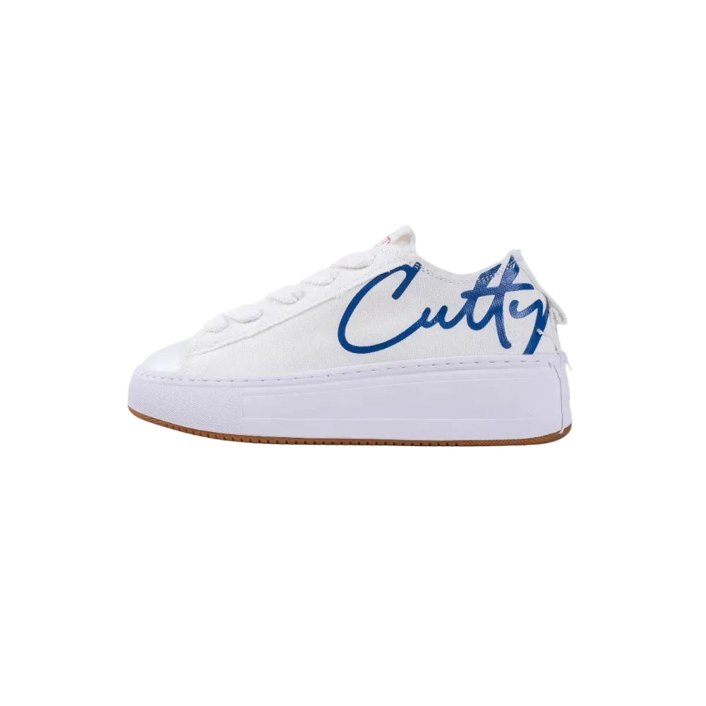Cutty Men's Canvas Tampa Low Sneakers-White CUTAMAPA LOW