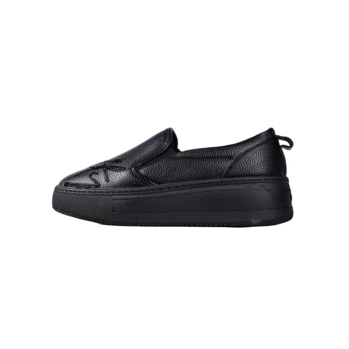 Cutty Men's Rhinestone Slide On-Black CUGRANBY SEG