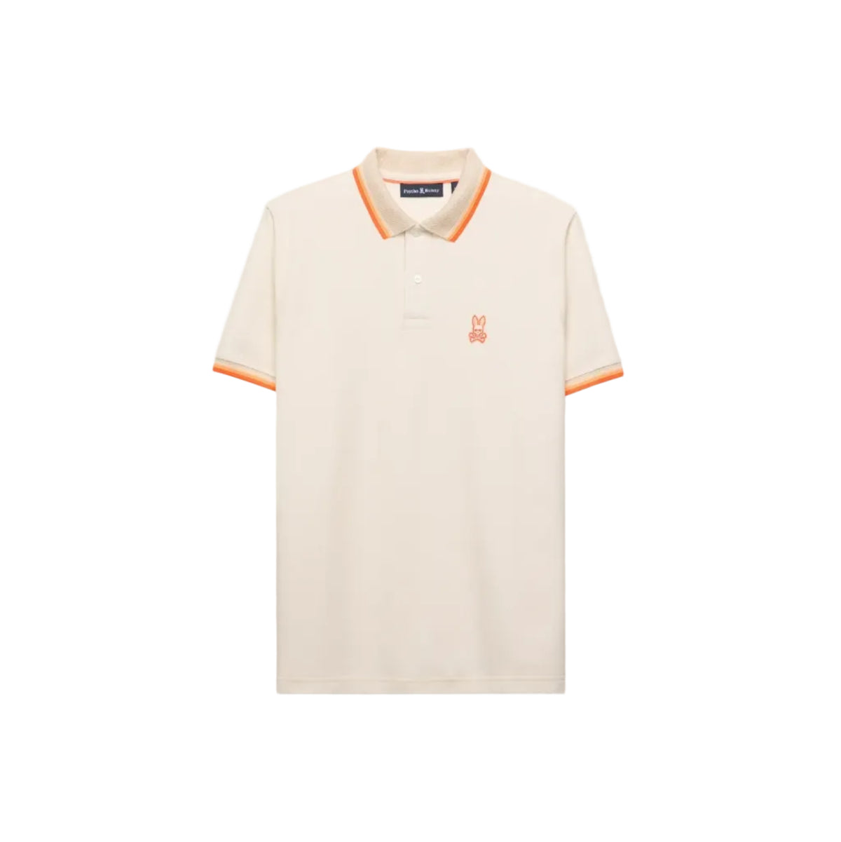 Psycho Bunny Mens Holden Pique Polo-Sandshell MT0100184
