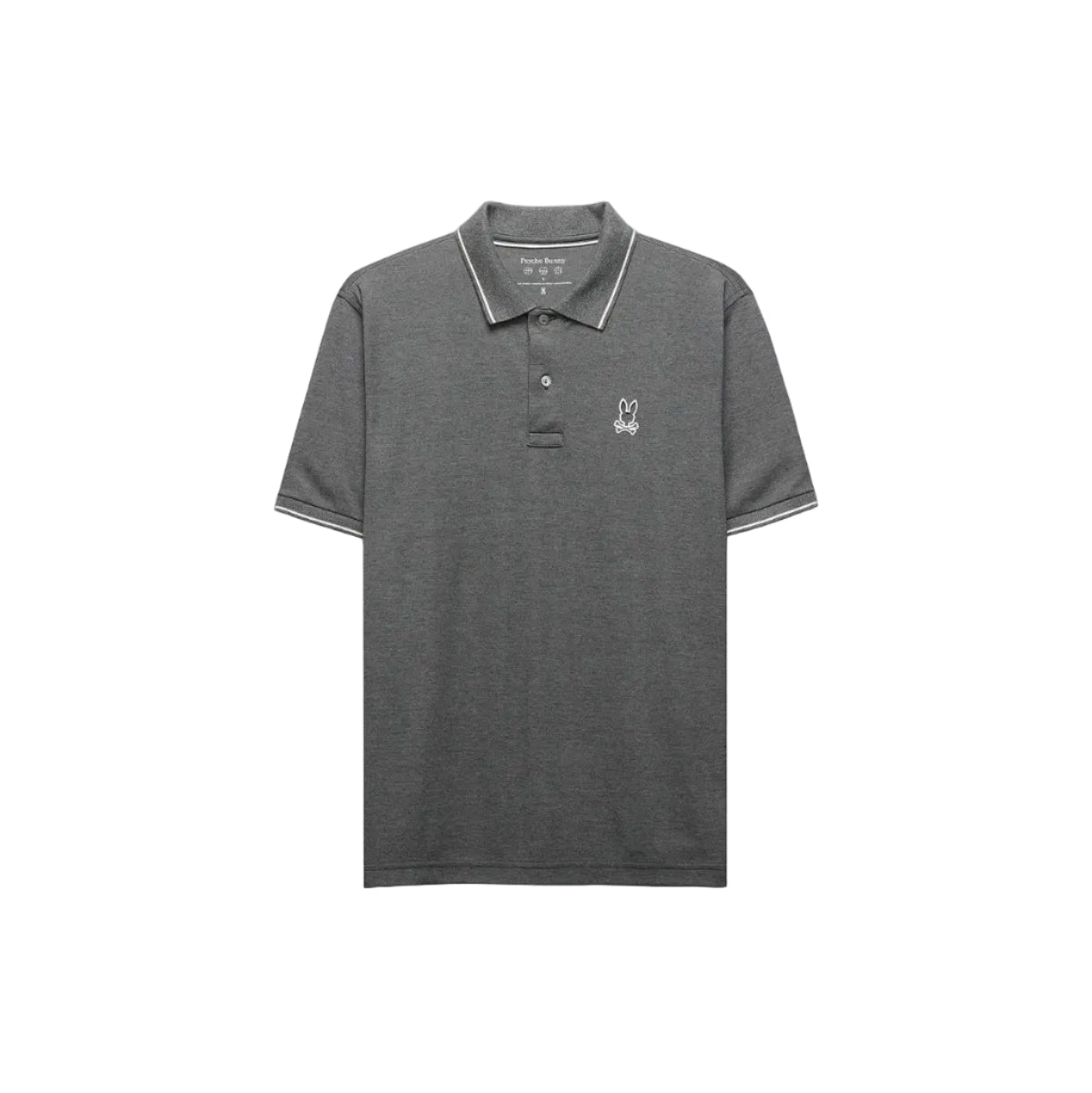 Psycho Bunny Men's Joji Performance Polo-Heather Storm MT0100241