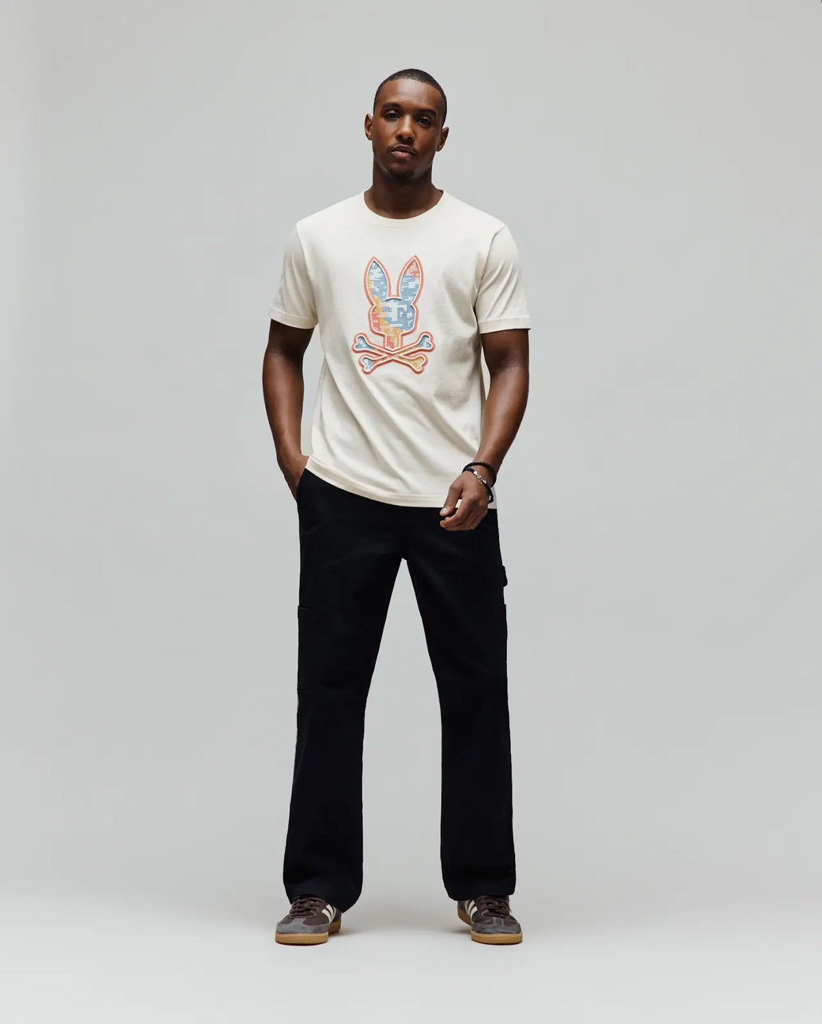 Psycho Bunny Olivier Tee-Pristine MT0200200
