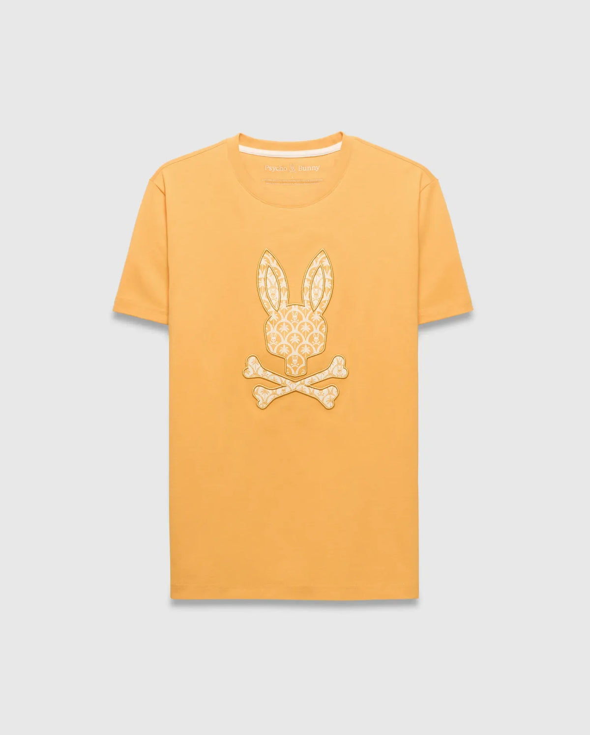 Psycho Bunny Mens Brad Graphic Tee - Jurassic Gold MT0200274