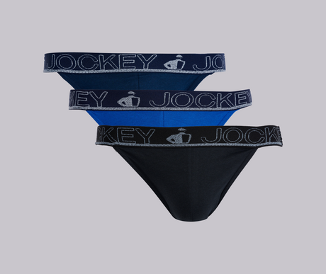 Jockey 3 Pack Plain Tanga MTA700103.