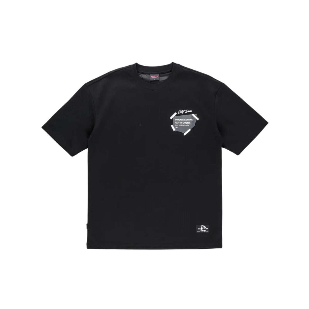 Cutty Men's Private T-Shirt-Black CPRIVATE.