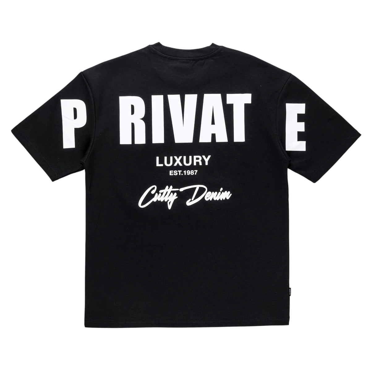 Cutty Men's Private T-Shirt-Black CPRIVATE.