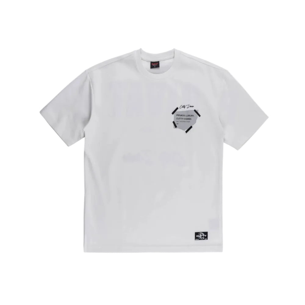 Cutty Men's Private T-Shirt-White CPRIVATE.