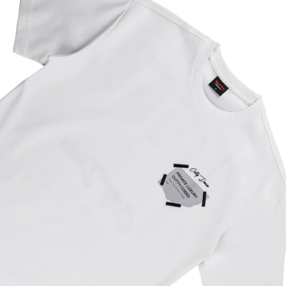 Cutty Men's Private T-Shirt-White CPRIVATE.