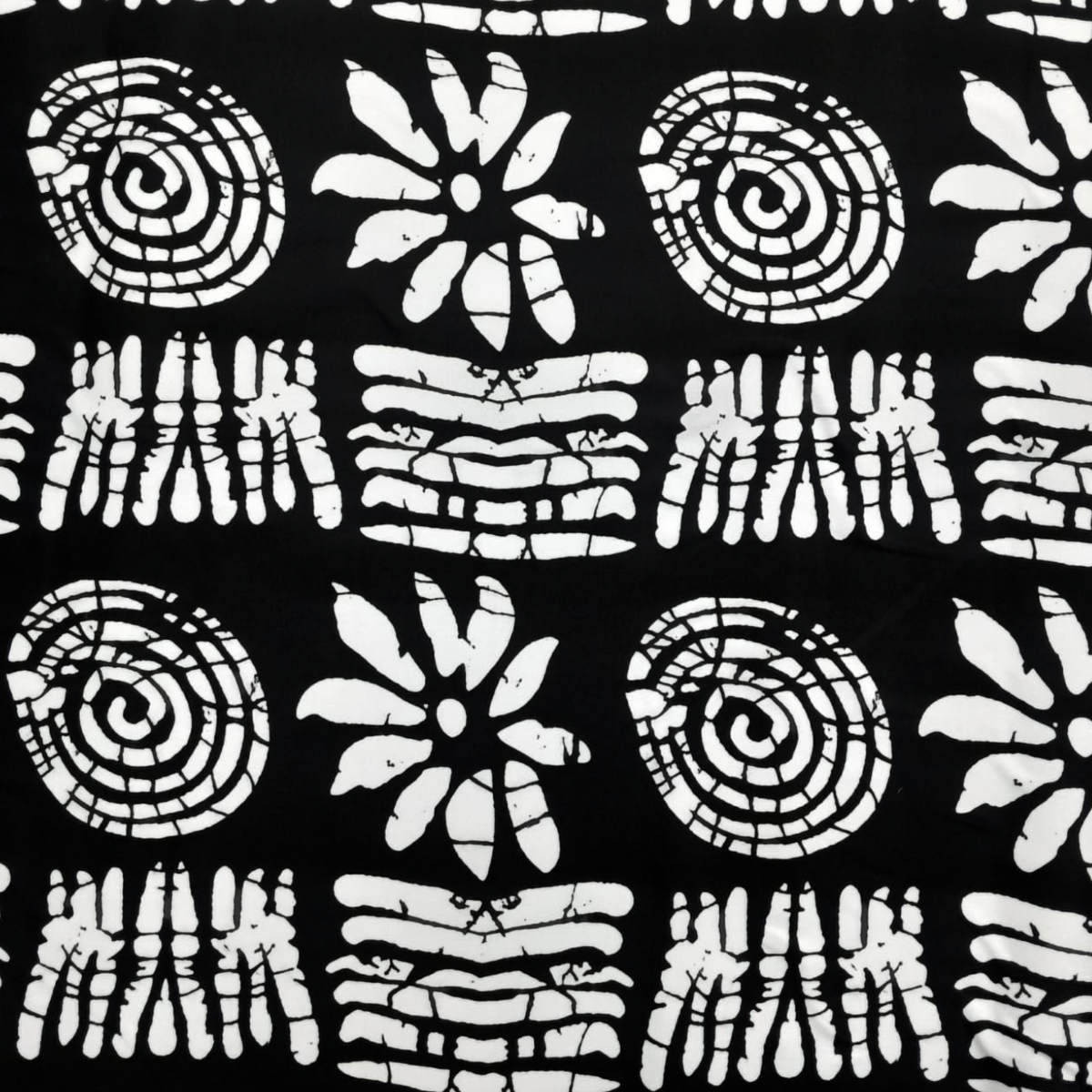 Fabric Printed Mini Matt Mud Mono 140 cm.
