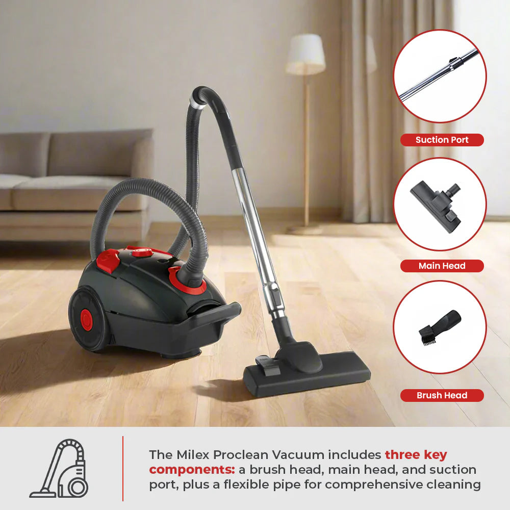 Milex 1600W Proclean Vacuum Cleaner MVA100