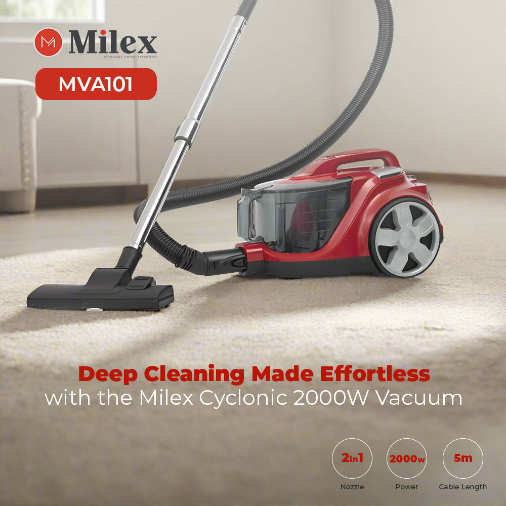 Milex Cyclonic 2000W Vacuum Cleaner MVA101