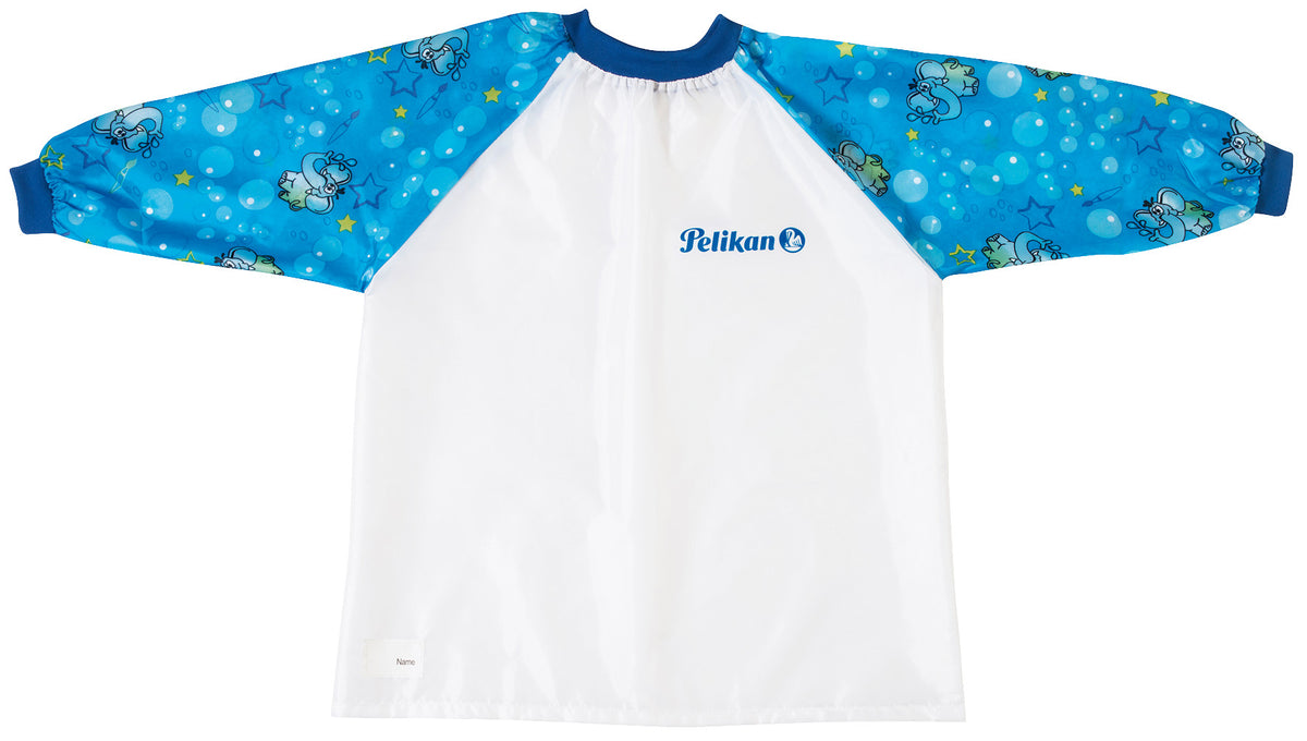 Pelikan Painting Apron With Velcro Closure And Hanging Loop Blue 105346