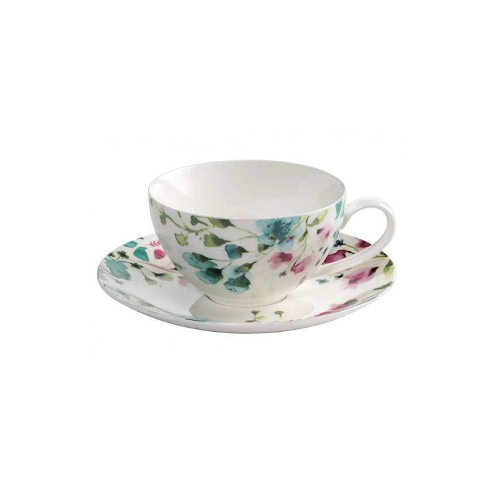 Maxwell & Williams Primavera Coupe Breakfast Cup & Saucer 400ml FX0215