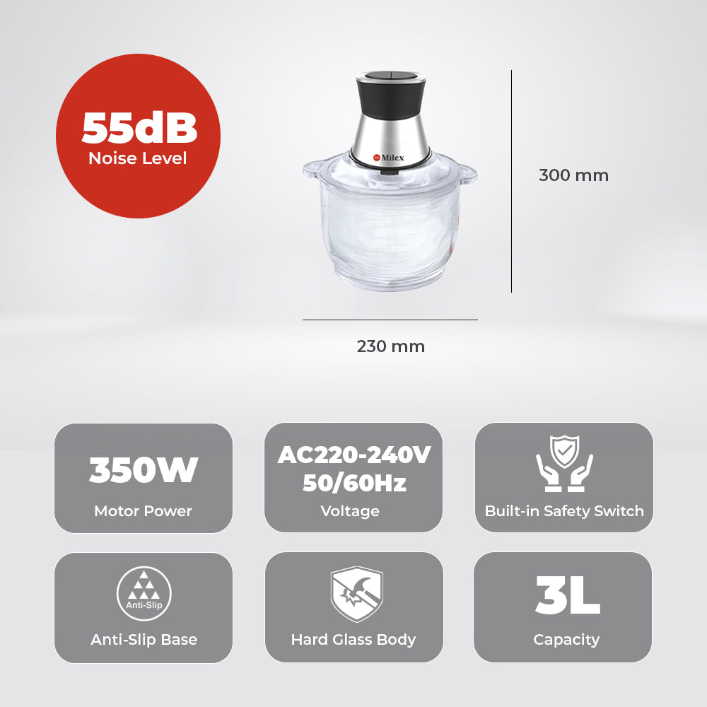 Milex 3L Food Processor MFP003