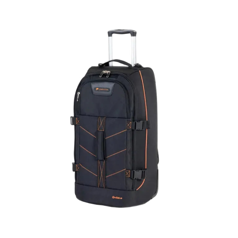 Paklite Mobius 72cm Trolley Duffle-Black/Orange MOB3713.