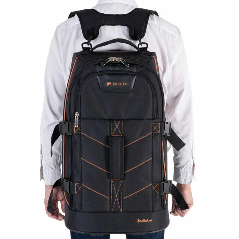 Paklite Mobius 62cm Trolley Duffle-Black/Orange MOB3712