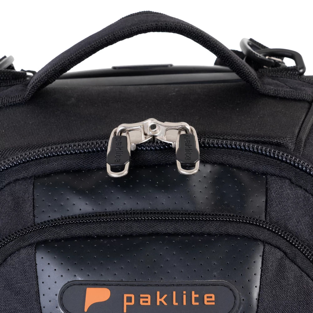 Paklite Mobius 51cm Trolley Duffle-Black/Orange MOB3711