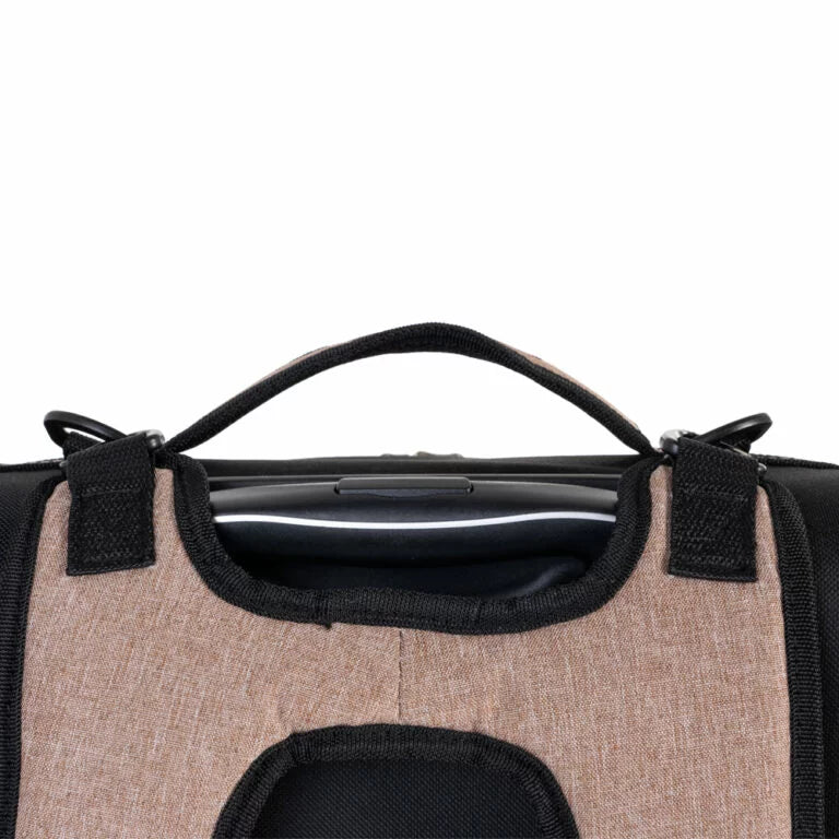 Paklite Mobius 62cm Trolley Duffle-Black/Khaki/Orange MOB3712