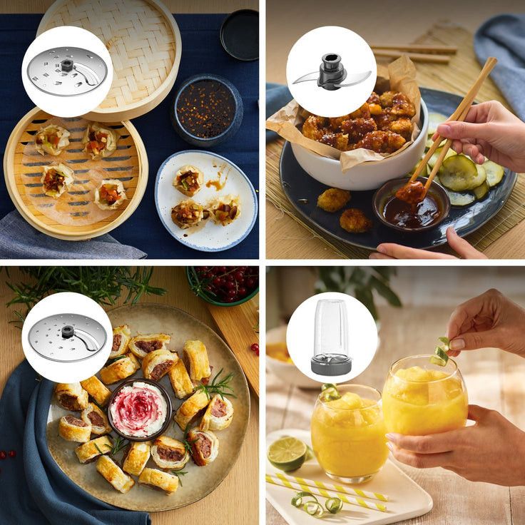 Kenwood Blend & Go Blender & Food Processor Grey FDP23.380GY.