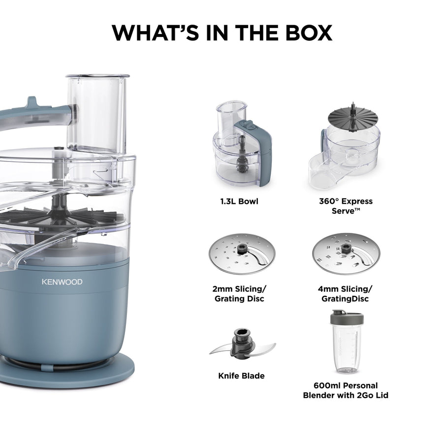 Kenwood Blend & Go Blender & Food Processor Grey FDP23.380GY