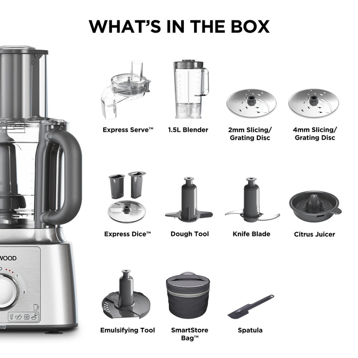 Kenwood MultiPro Express Food Processor FDP65.820SI