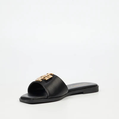 Miss Black Naledi 1 Sandal - Black (8029278109785)