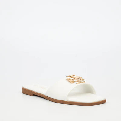 Miss Black Naledi 1 Sandal - White (8029278470233)