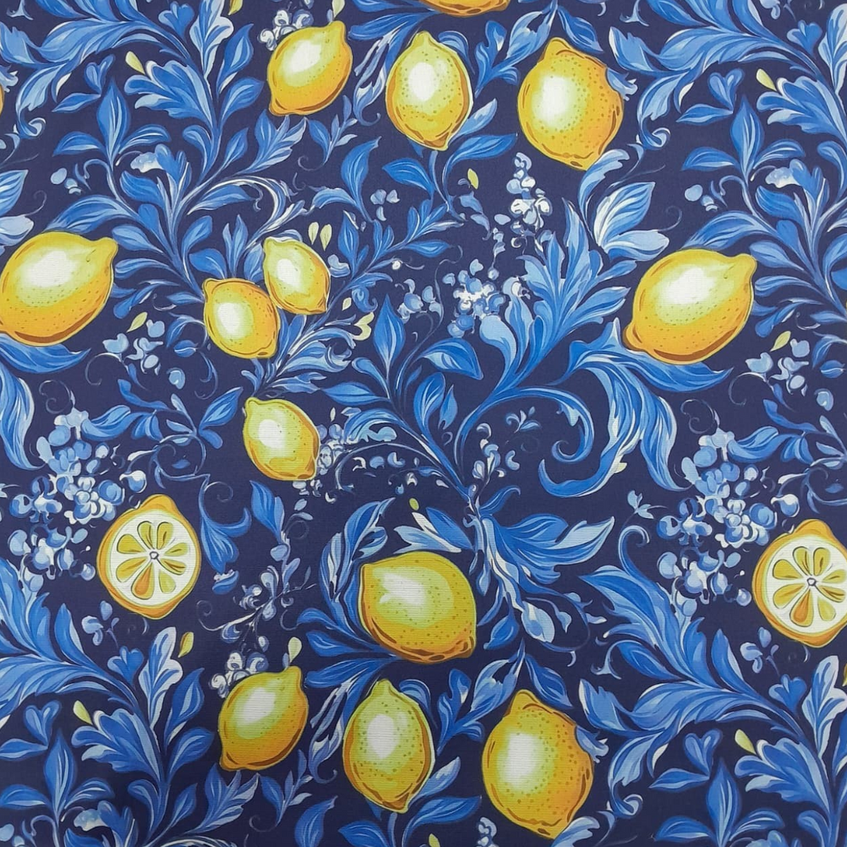 Fabric Printed Mini Matt Lemons D26 140 cm.