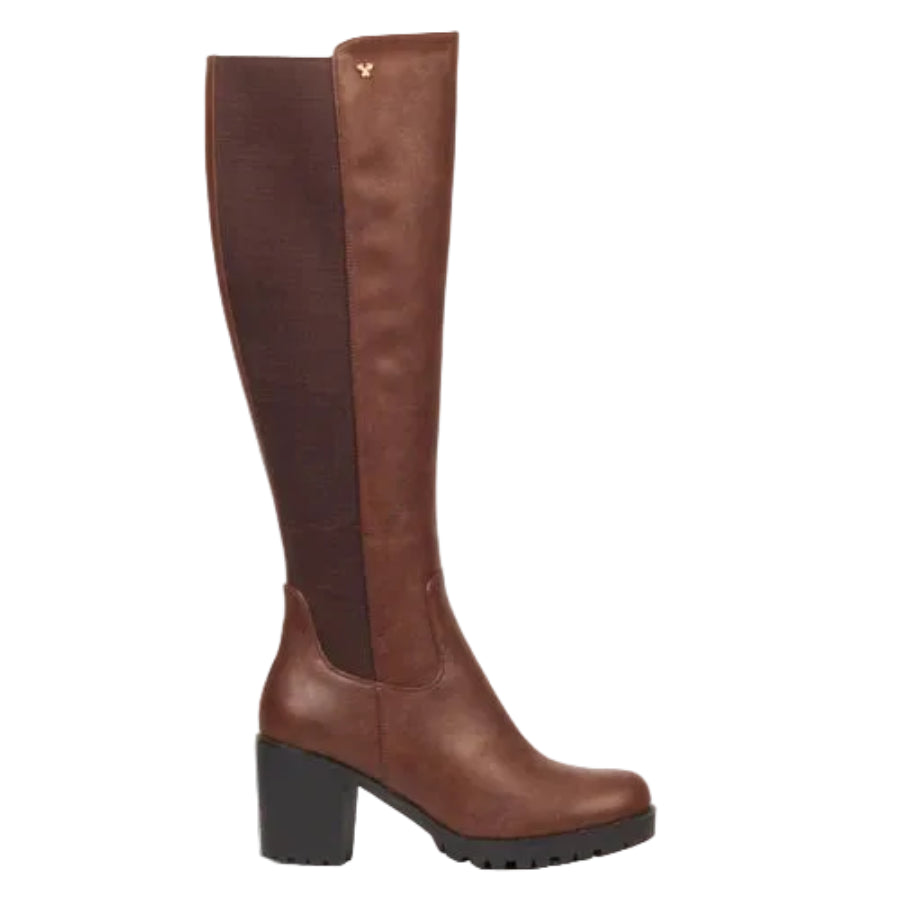 Butterfly Feet Noel 2 High Ladies Boot Chocolate.