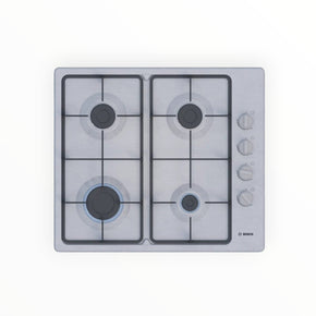 Bosch 60cm Series 2 Gas Hob – Stainless Steel PBP6C5K60M (8030232543321)
