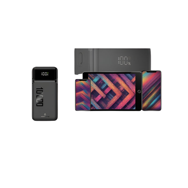 Volkano Roma 10,000mAh USB-C Power Bank-Portable Fast Charging, Dual Ports