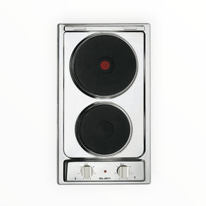 Elba 30cm Stainless Steel Electric Hob - 02/E30-020X