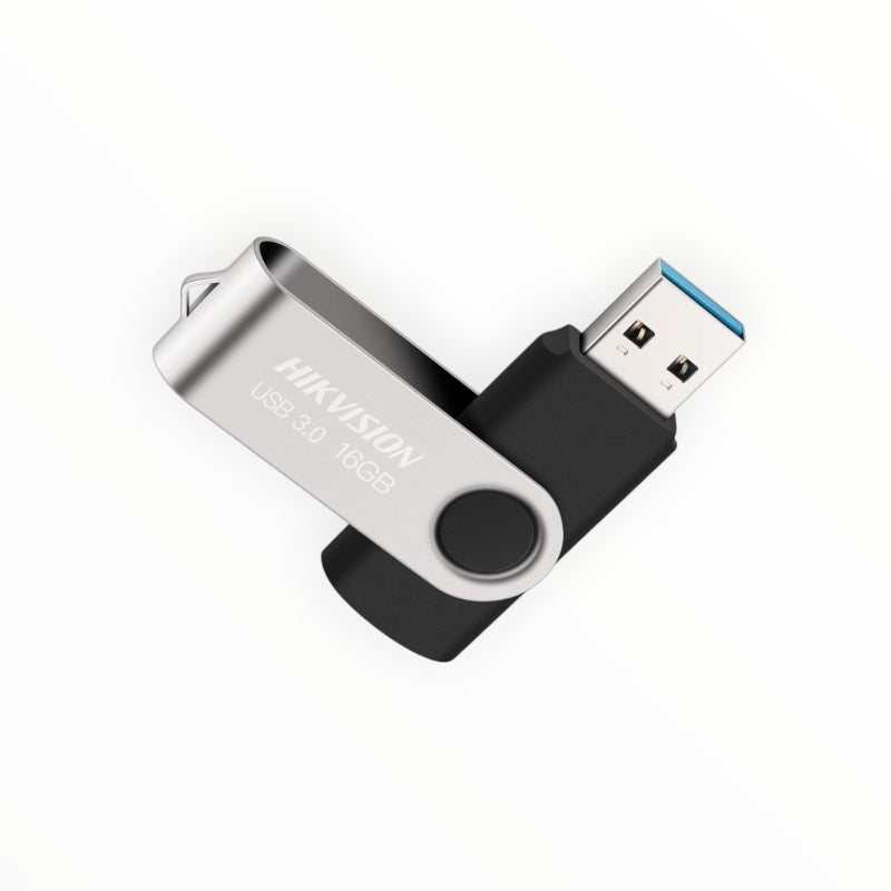 HIKVISION USB 2.0 16GB Flash Drive Ultra Memory Stick Jump Drive Solid State USB Drive Portable Metal Thumb Drive for Storage and Backup(Black)