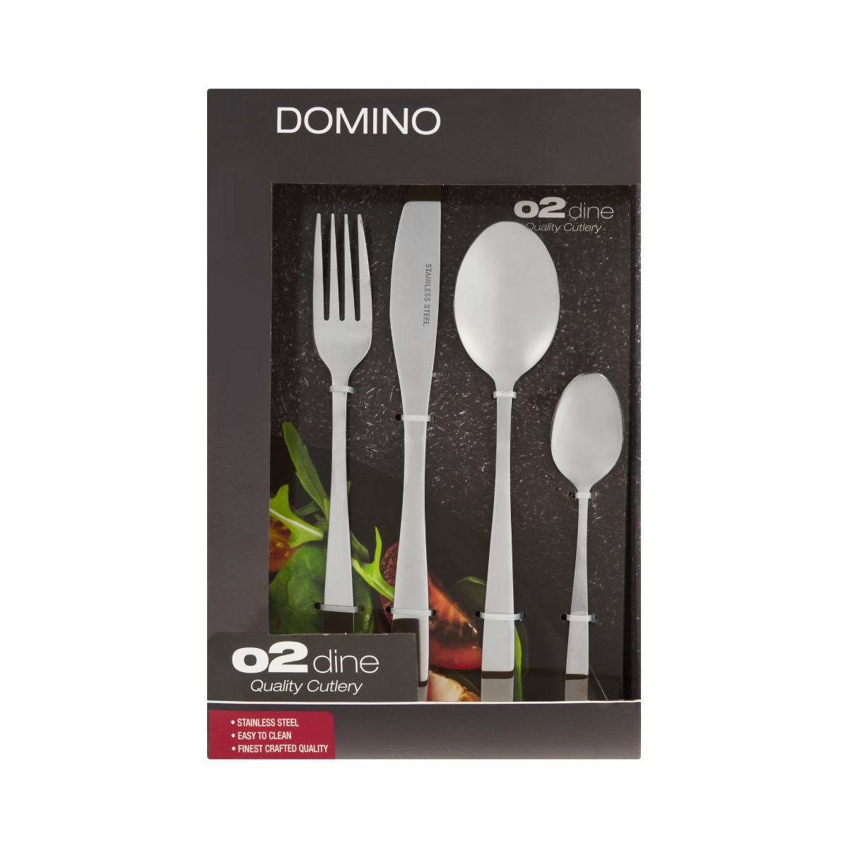 O2 Domino Cutlery Set 16 Piece O2-CUT7247
