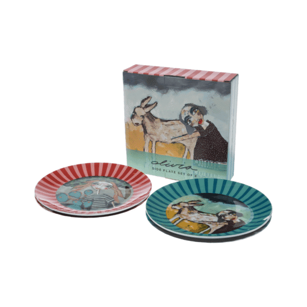 Olivia Princess Side Plate Set of 4 19cm OL-0000288