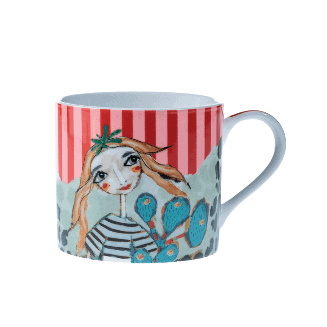 Olivia Princess Mug Pink 300ml OL-0000291.