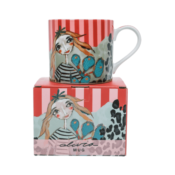 Olivia Princess Mug Pink 300ml OL-0000291.