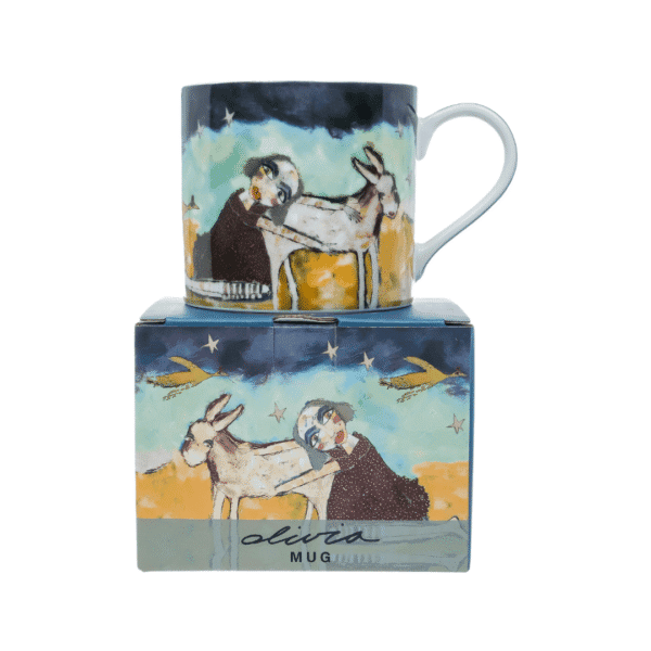 Olivia Princess Mug Blue 300ml OL-0000292