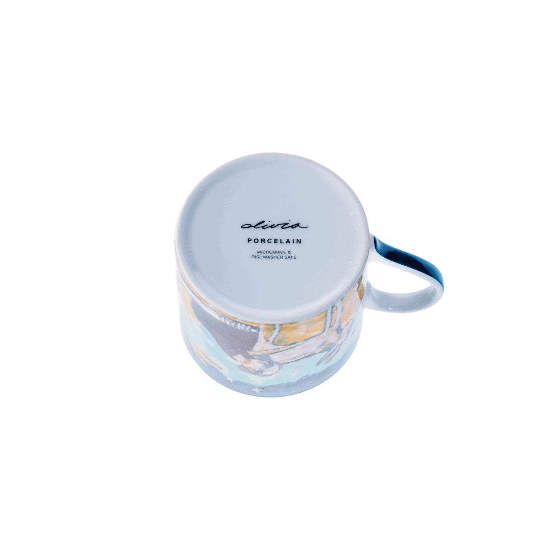 Olivia Princess Mug Blue 300ml OL-0000292