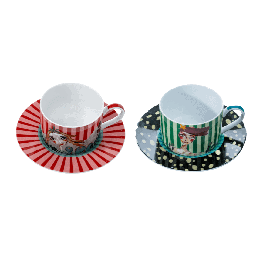 Olivia Princess Cup & Saucer Set of 4 250ml OL-0000293