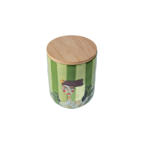 Olivia Princess Storage Jar Small Green &nbsp; 600ml OL-0000315