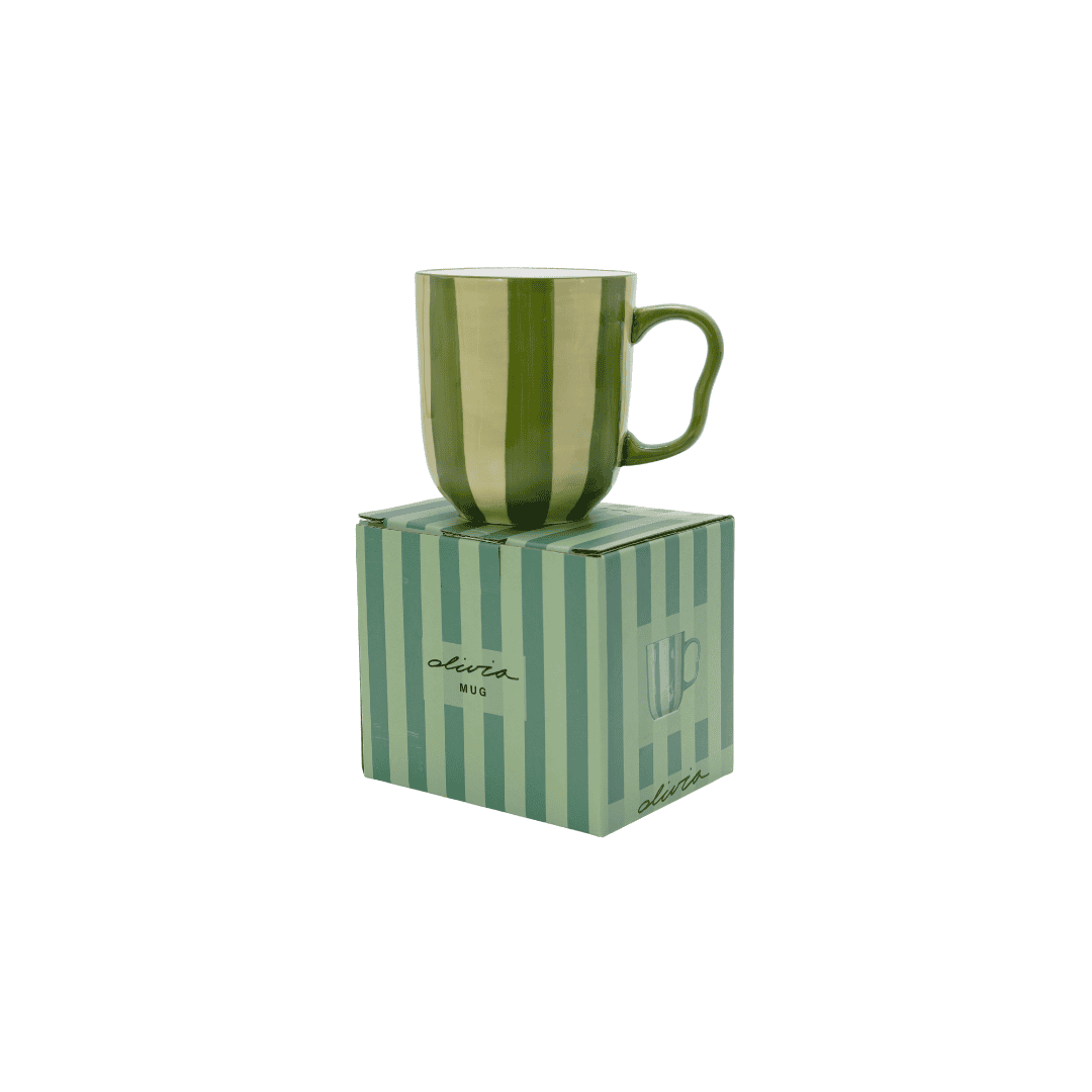Olivia Princess Mug Green 300ml OL-0000317