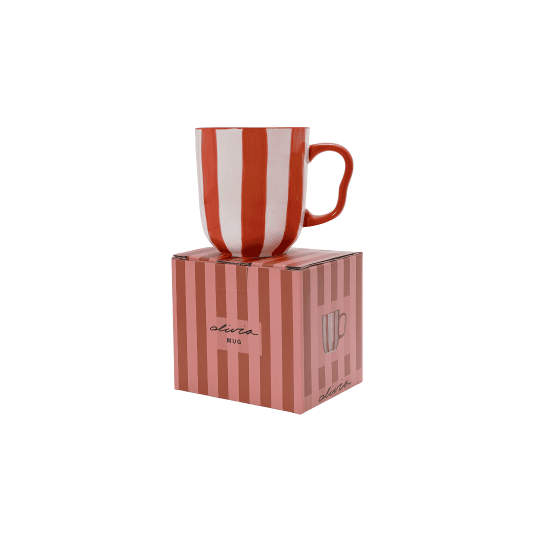 Olivia Princess Mug Red 300ml OL-0000316