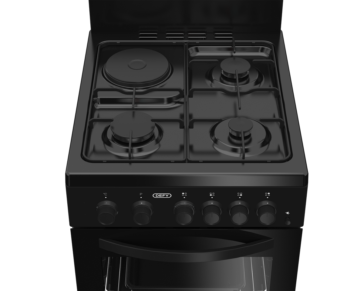 Defy 50cm Gas Electric Stove Black FC (DGS578)